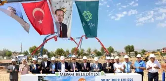 Konya haberleri! Meram'da Oruç Reis Evleri'nin temeli atıldı