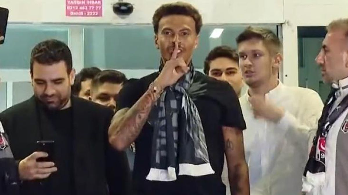 Beşiktaş'ın yeni transferi Dele Alli, İstanbul'da! Havalimanında ikonik hareketini yaptı