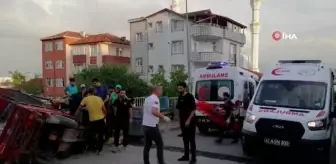 Son dakika haberi... Elektrikli motosikletin freni patladı: 2 yaralı