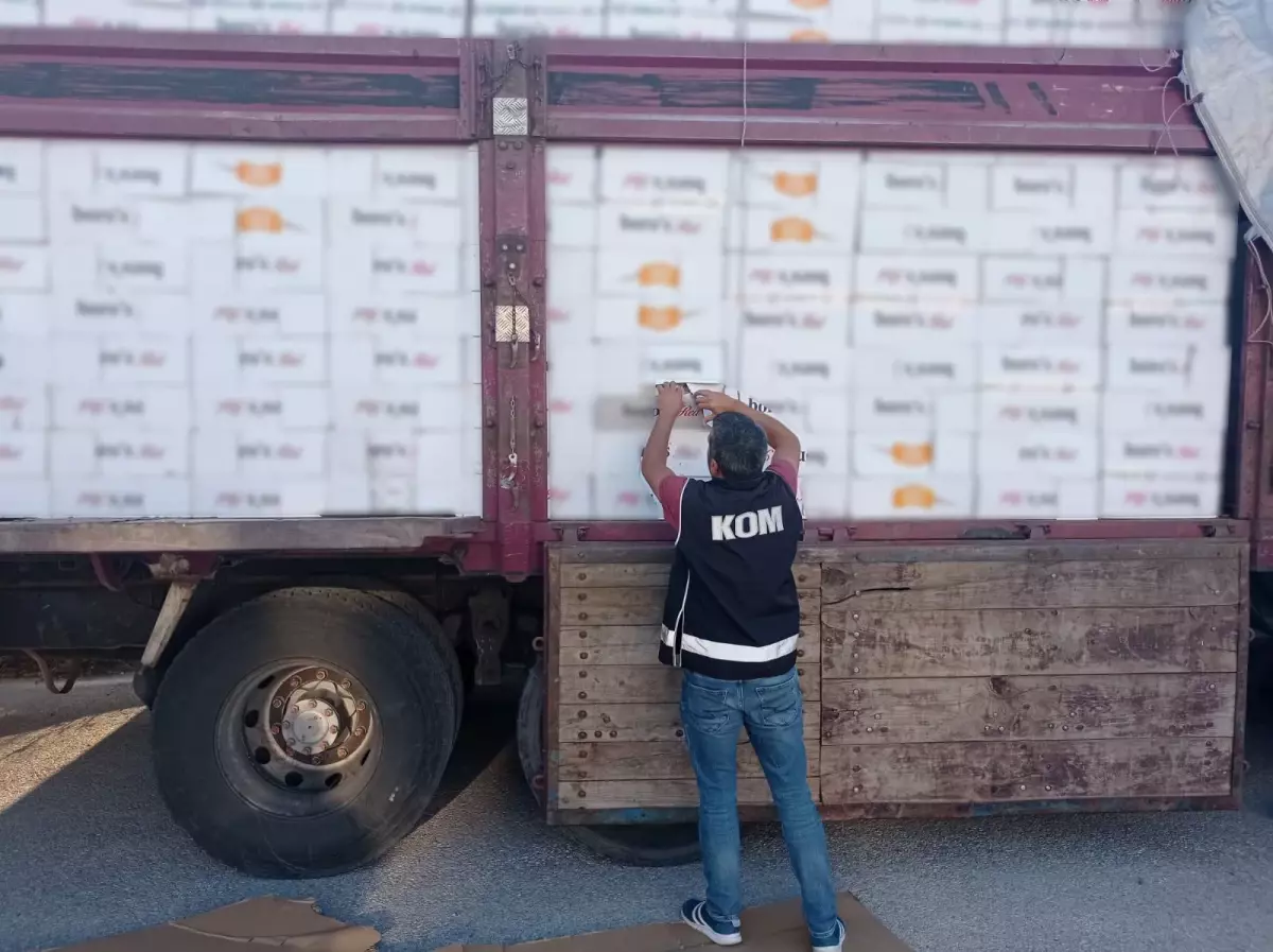 Konya gündem haberleri | Konya'da 6 milyon 200 bin makaron ele geçirildi