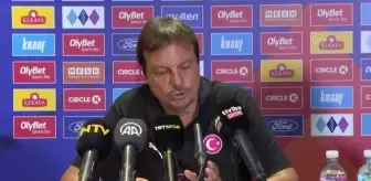 Letonya-Türkiye basketbol maçının ardından - Ergin Ataman - Cedi Osman