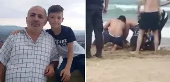 Denizde dalgalara kapılan baba boğuldu, oğlu kayıp