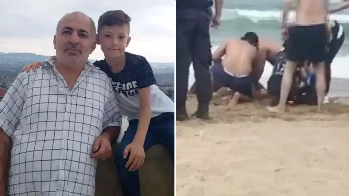 Denizde dalgalara kapılan baba boğuldu, oğlu kayıp