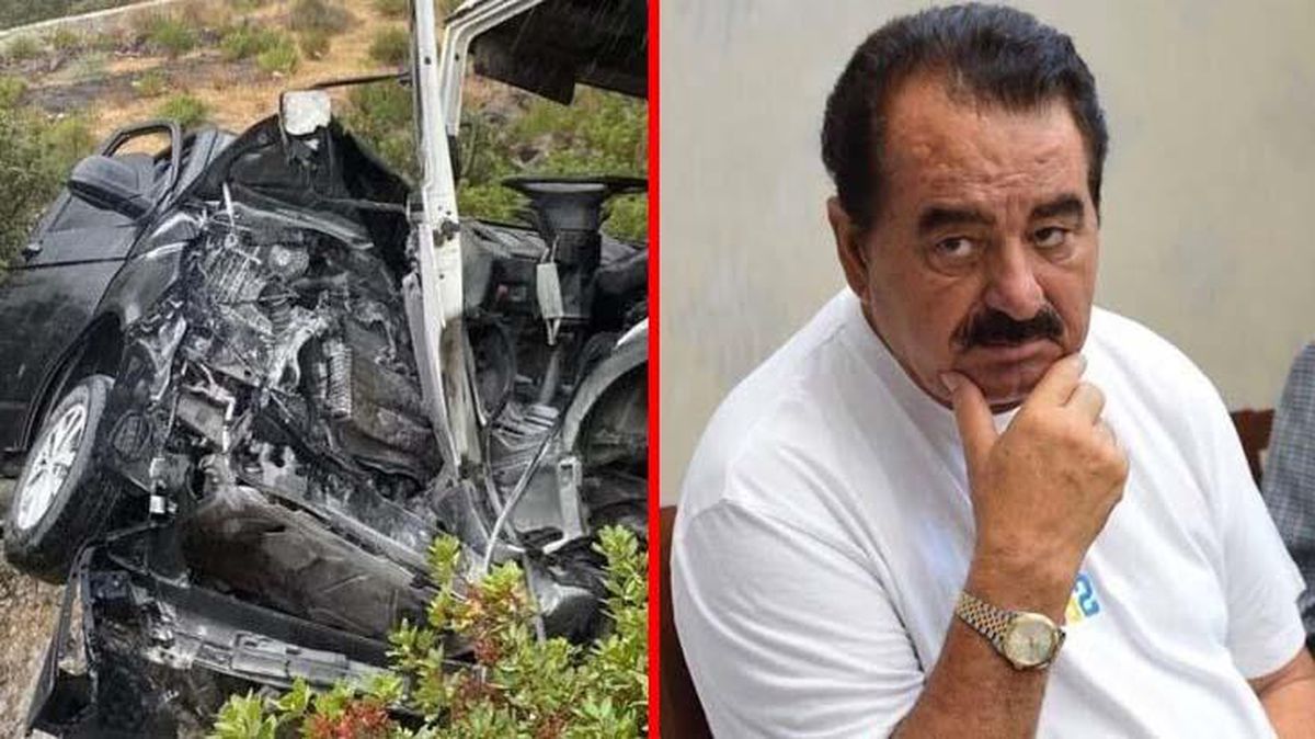 Hurdaya dönen araçta sıkışan İbrahim Tatlıses'in ekiplere ilk sözleri: Aracı vinç yardımıyla çıkarın, düzgün alanda da beni çıkarın