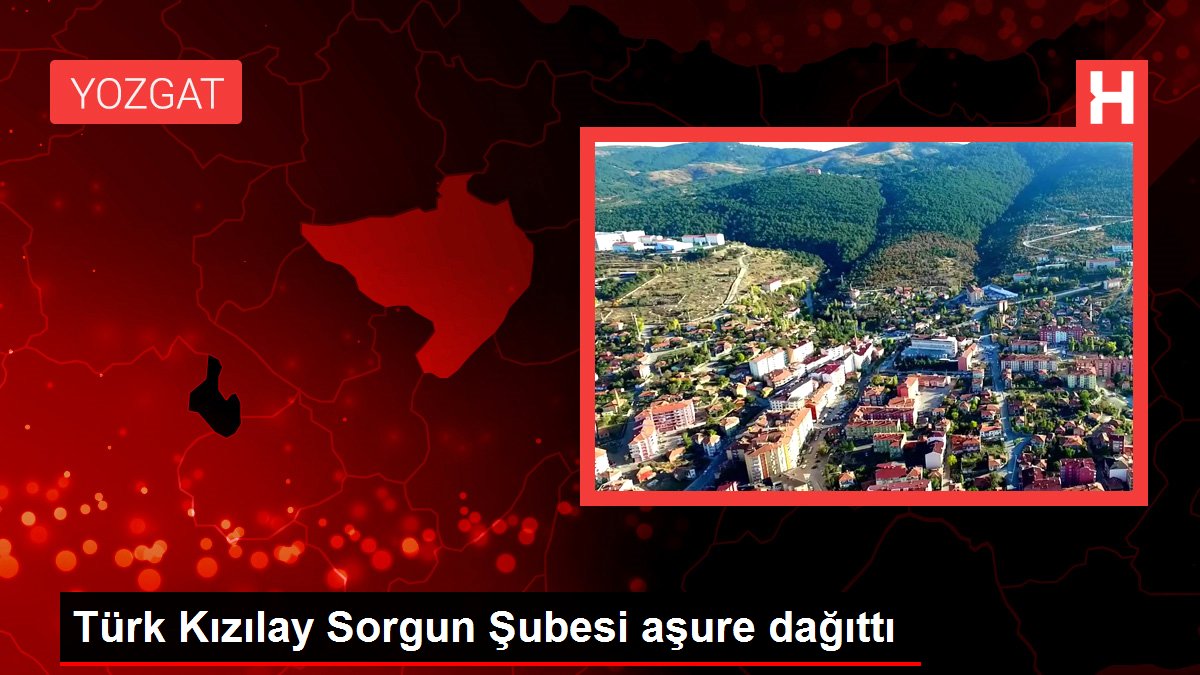 Yozgat haber | Türk Kızılay Sorgun Şubesi aşure dağıttı
