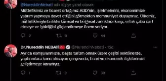 Bakan Nebati: Türk iş dünyasına iletilen mektubun endişe yaratması anlamsız