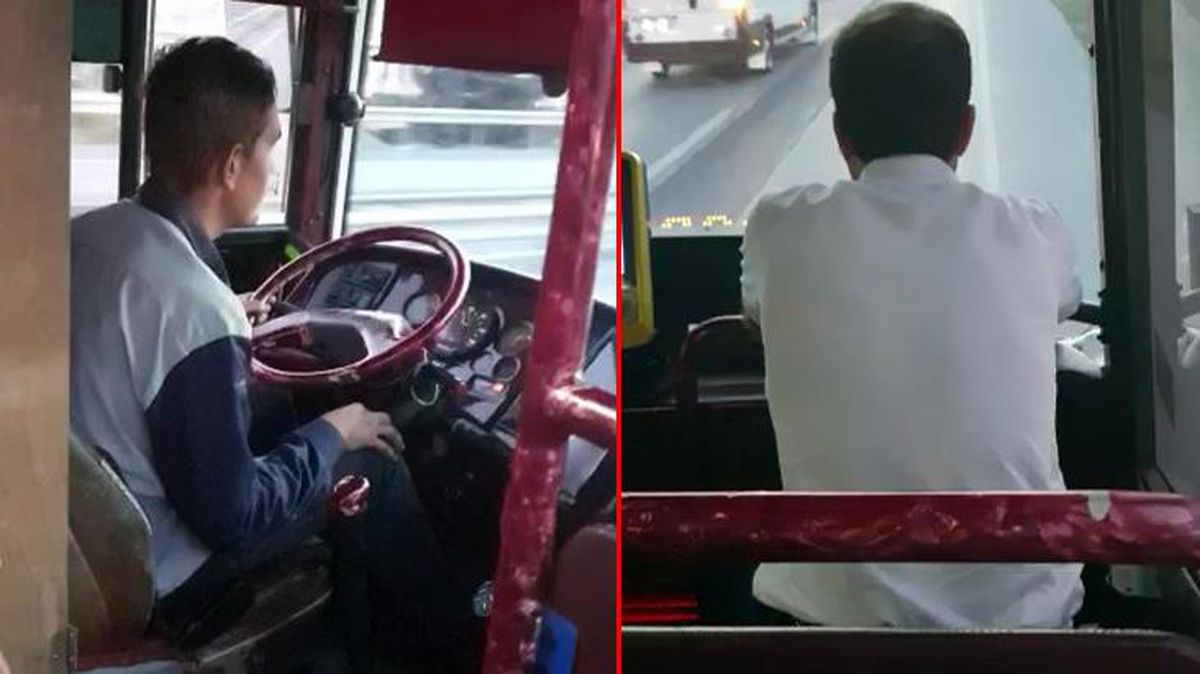 İETT şoförü direksiyonu yolcuya teslim ederek herkesin canını tehlikeye attı