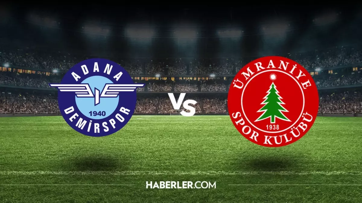 Adana Demirspor - Ümraniyespor maçı ne zaman, saat kaçta, hangi kanalda? Adana Demirspor - Ümraniyespor maçı şifresiz mi?