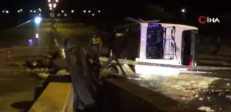 Hatay gündem haberi... Hatay'da yolcu otobüsünün devrilmesi sonucu 40 kişi yaralandı