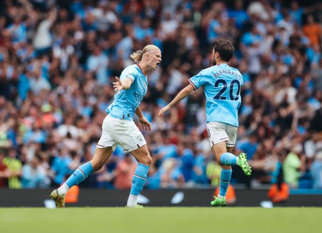Manchester City'nin Haaland'ı var! Hat-trick yaptı, takımını 2-0'dan geri getirdi