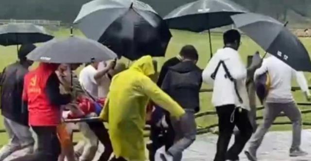 En mutlu günleri kabusa döndü! Nişan fotoğrafı çekiminde damadın üzerine yıldırım düştü