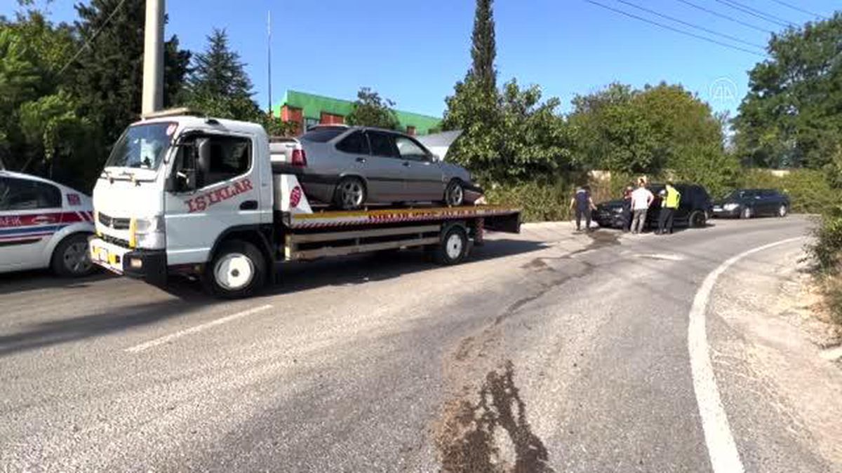Otomobil ile cipin çarpıştığı kazada 1 kişi yaralandı