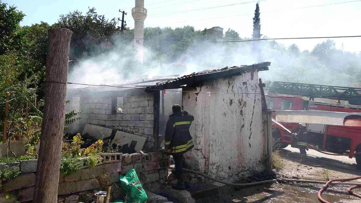 Son dakika haber: Tandır ateşi yangına neden oldu