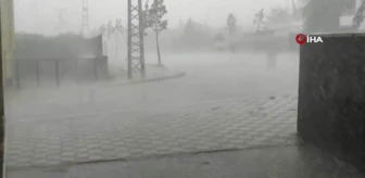 Yozgat haber... Yozgat'ta dolu ve sağanak yağış etkili oldu