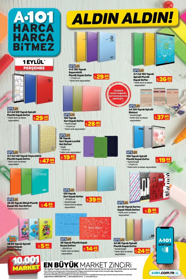 1 Eylül A101 kataloğu: A101'e gelen ürünler! A101 bu hafta katalog ürünleri neler? A101'e gelecek ürünler ve A101 fiyat listesi!