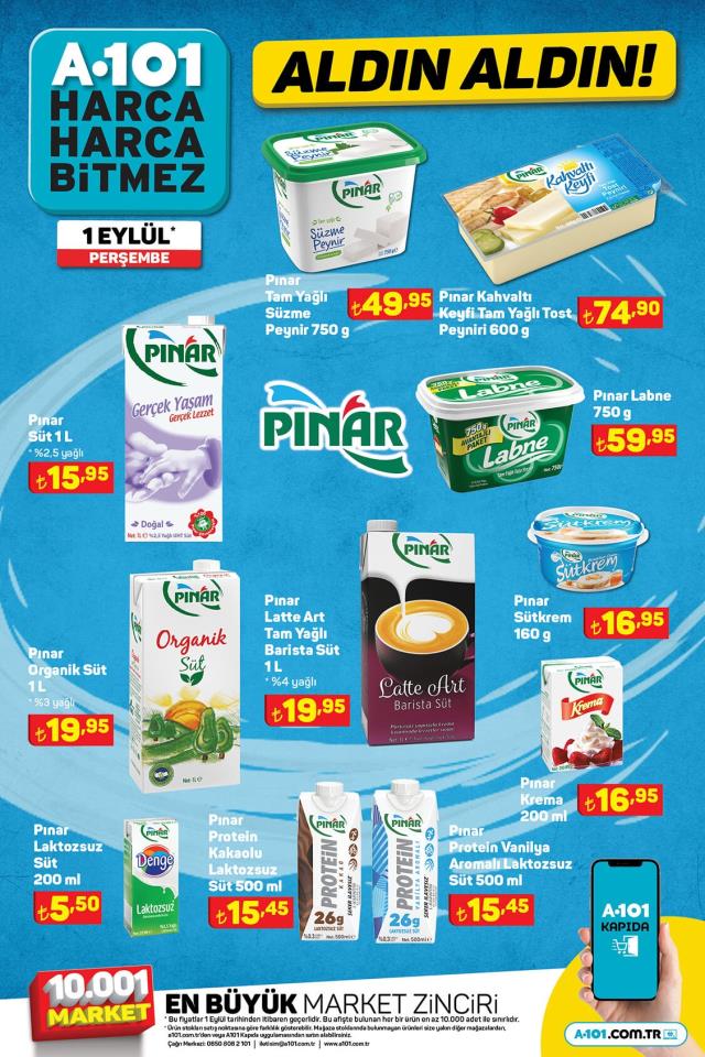 1 Eylül A101 kataloğu: A101'e gelen ürünler! A101 bu hafta katalog ürünleri neler? A101'e gelecek ürünler ve A101 fiyat listesi!