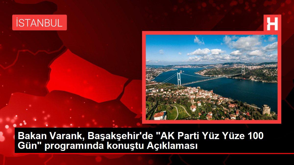 Bakan Varank, Başakşehir'de 'AK Parti Yüz Yüze 100 Gün' programında konuştu (4)