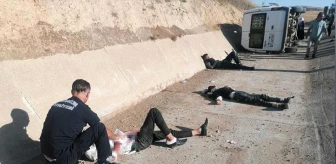 Erzurum'da feci kaza sonrası can pazarı: 1 ölü, 8 yaralı