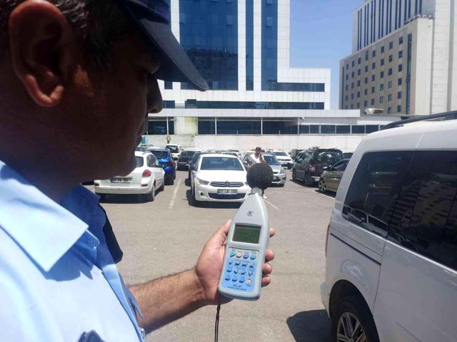 Gaziantep'te gürültü denetimleri devam ediyor