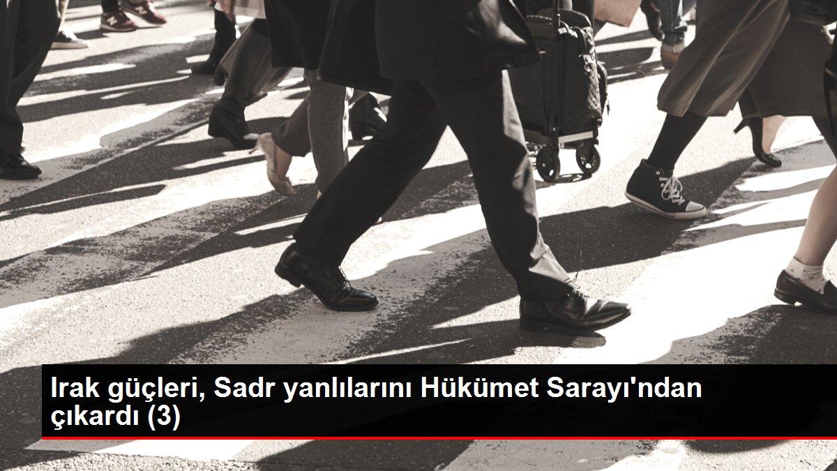 Irak güçleri, Sadr yanlılarını Hükümet Sarayı'ndan çıkardı (3)