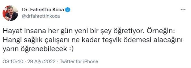 Sağlık çalışanları alacakları teşvik miktarını yarın öğrenebilecek