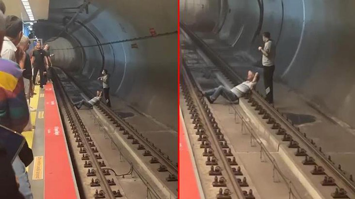 Yer: İstanbul! Metro raylarındaki manzara görenleri hayrete düşürdü