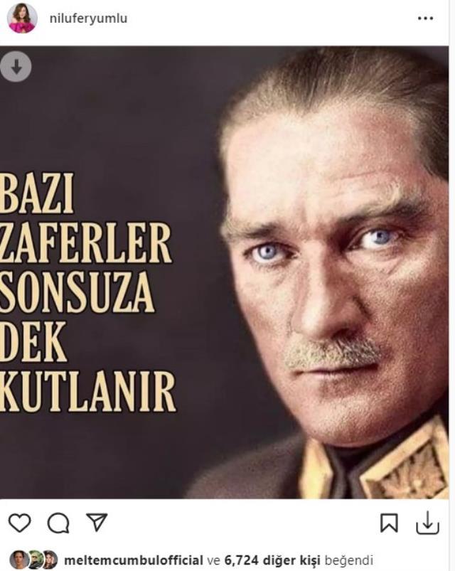 Büyük Zafer'in 100. yılı! Ünlülerden 30 Ağustos Zafer Bayramı paylaşımları