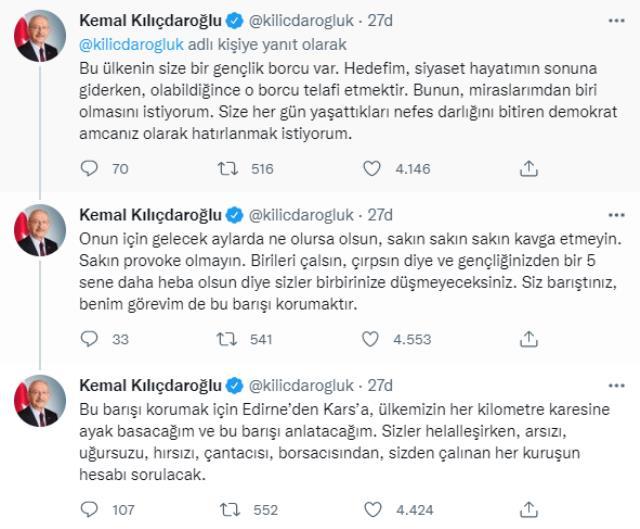 Kılıçdaroğlu'ndan gençlere 'provokasyon' uyarısı: Gelecek aylarda ne olursa olsun sakın oyuna gelmeyin
