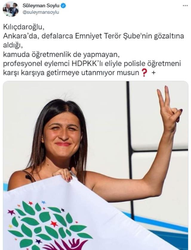 Özel sektör öğretmenlerinin gözaltına alınmasına tepki gösteren Kılıçdaroğlu'na Bakan Soylu'dan yanıt gecikmedi