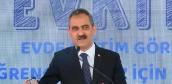 Bakan Özer, 'Evde Eğitim Gören Çocukların Eğitimlerinde Kullanılacak Eğitim Materyali Dağıtım Töreni'e katıldı