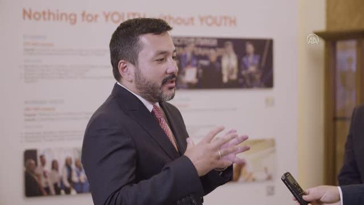 ICYF Başkanı Ayhan, Türkiye'nin gençliğin kültürel gelişiminde önemli rol oynadığını söyledi