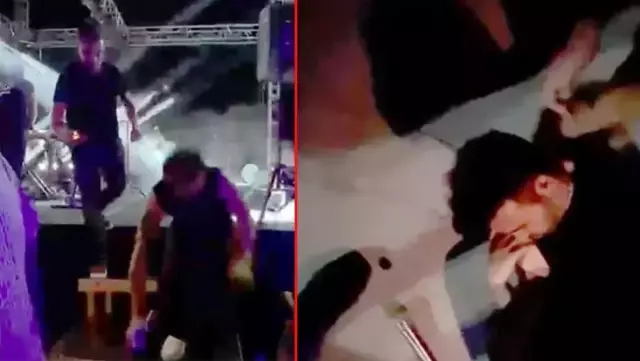 Ünlü popçu Emre Kaya sahnede düştü, hastaneye kaldırıldı Ünlü popçu Emre Kaya sahnede düştü, hastaneye kaldırıldı
