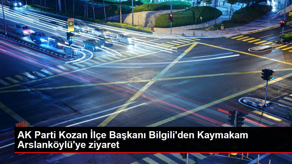 Adana haber | AK Parti Kozan İlçe Başkanı Bilgili'den Kaymakam Arslanköylü'ye ziyaret