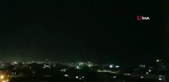 Kütahya haber: Kütahya'da çakan şimşekler geceyi aydınlattı