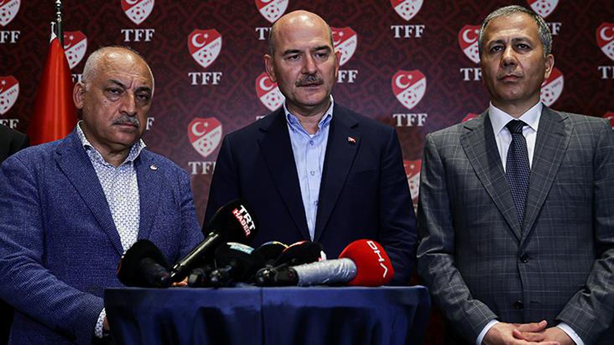 Son Dakika: Bakan Soylu'dan TFF binasına yapılan saldırıyla ilgili açıklama: Gözaltına alınan 2 zanlı da sarhoş
