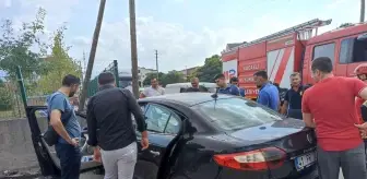 Osmaniye haber | Tansiyonu düşen sürücü bahçe duvarına çarpıp otomobilde sıkıştı