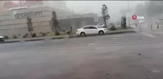 Terminalin çökme anında yaşanan panik yolcunun kamerasına yansıdı