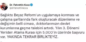 13 bin 163 doktorun DHY tercih süreci başladı (2)