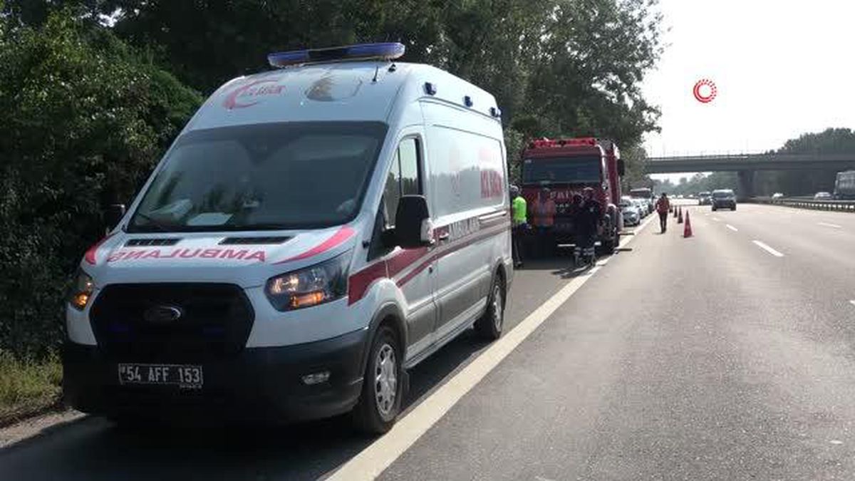 Anadolu Otoyolu'nda otomobil ağaçlık alana daldı: 1 ölü, 5 yaralı