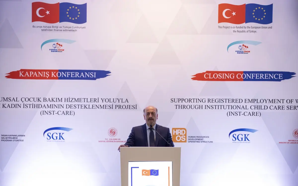 'Kurumsal Çocuk Bakımı Projesi Kapanış Konferansı'