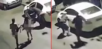 Çalmak için yaklaştıkları arabanın kapısını açan hırsızlar hiç beklemedikleri bir manzarayla karşılaştı