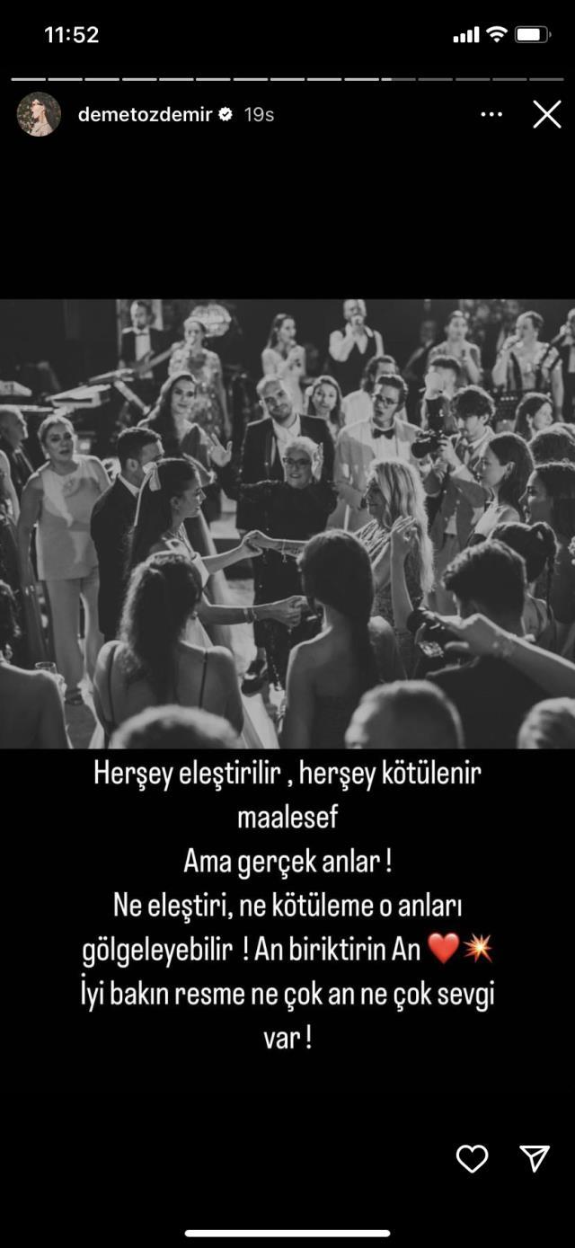 Demet Özdemir ne dedi? Demet Özdemir gelinlik eleştirilerine ne dedi? Demet Özdemir gelinlik yorumları!