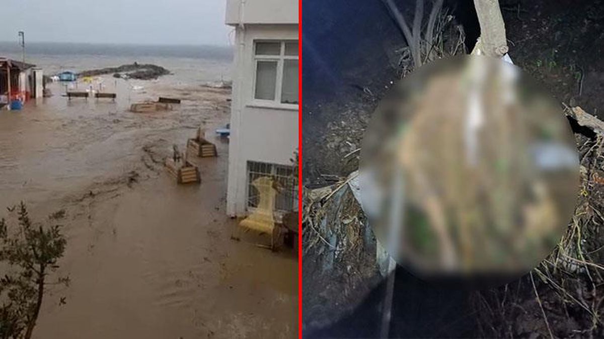 Mudanya'daki sel felaketinde kaybolan talihsiz adamın cansız bedeni bulundu