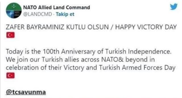 NATO'nun 30 Ağustos paylaşımını kaldırmasına MSB'den sert tepki: Kabul edilemez