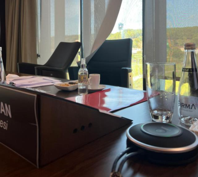 TFF binasında kurşunların hedefi olan toplantı odasının görüntüleri ortaya çıktı! A