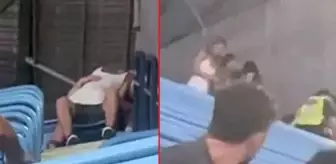 Tribünde cinsel ilişkiye giren çift apar topar stattan atıldı