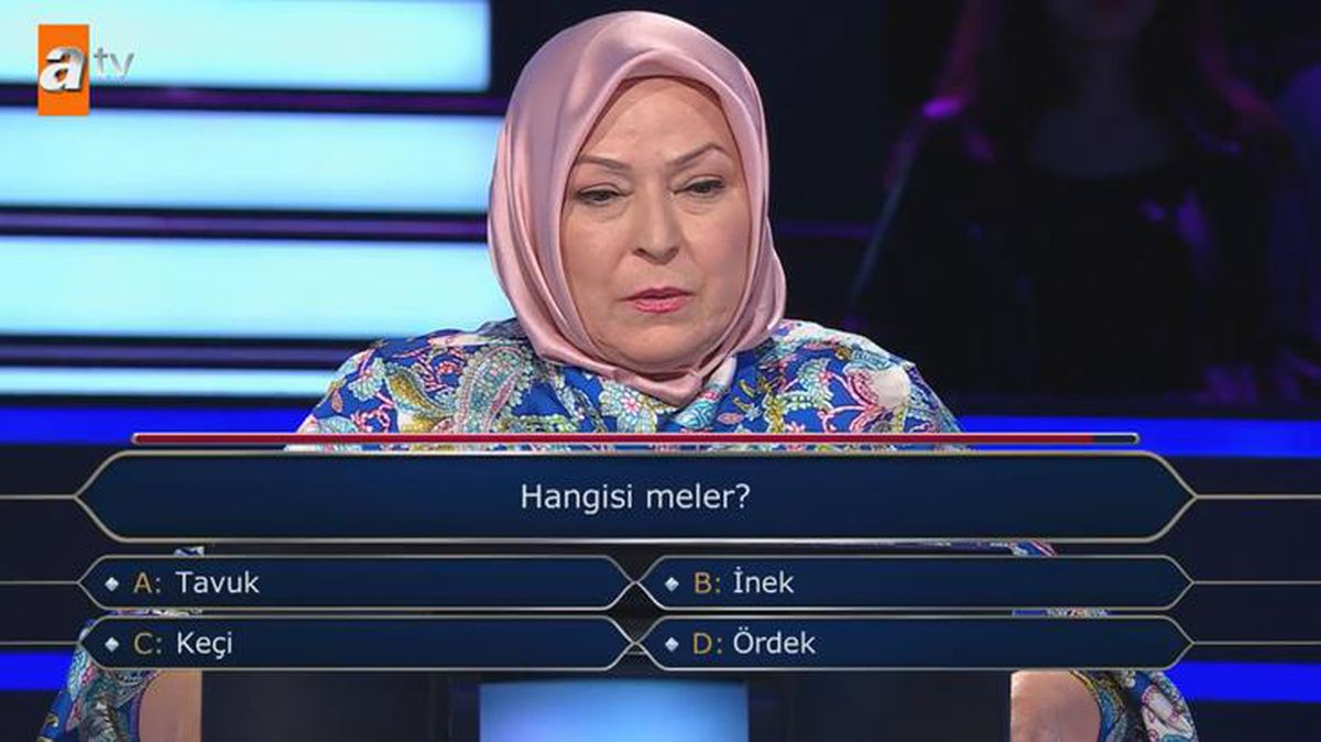 'Hangisi meler?' sorusunda joker hakkını kullanan yarışmacı, herkesi ters köşeye yatırdı