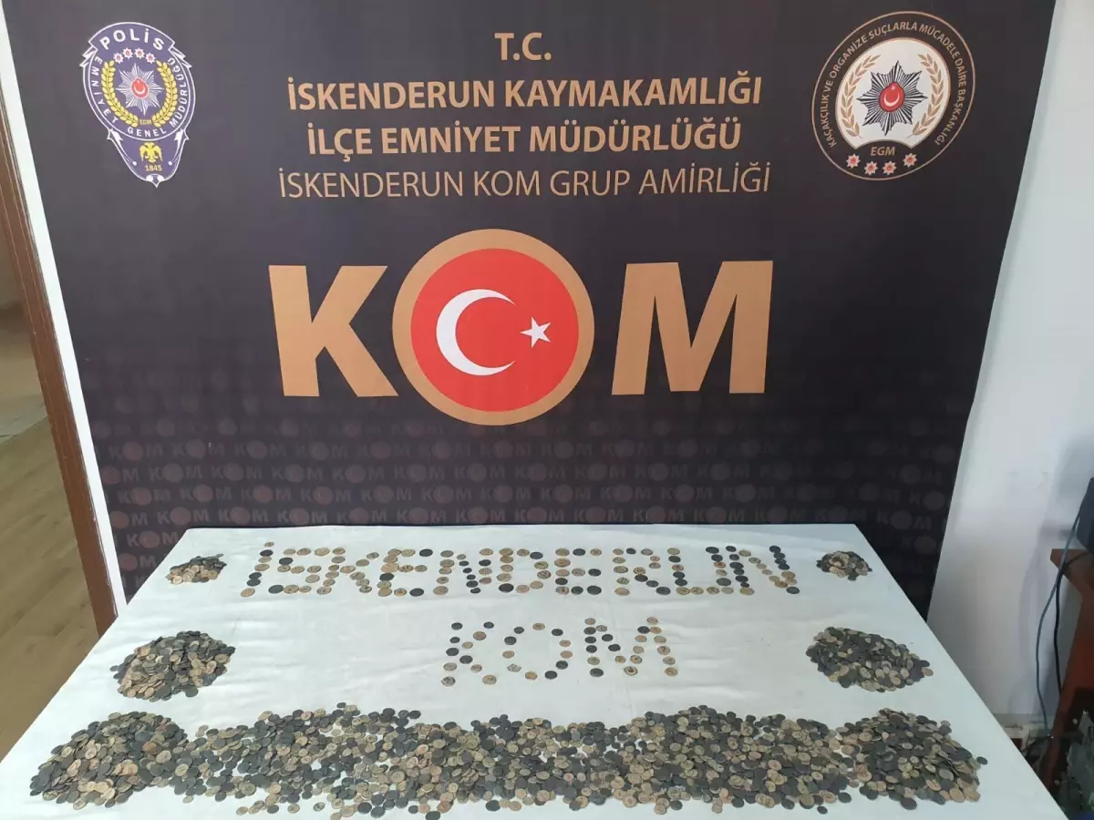 4 bin 500 sikke ele geçirildi