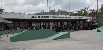 Venezuela'da bisiklet gösterisi