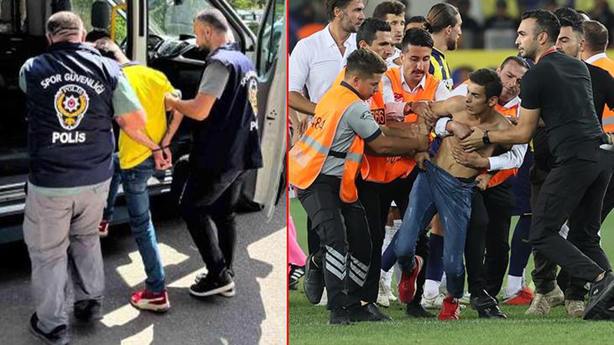Ankaragücü maçında Beşiktaşlı futbolculara saldıran şahıs adli kontrol şartıyla serbest bırakıldı